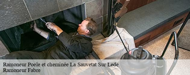 La conversation discrète pendant le Ramonage de poêle à La Sauvetat Sur Lede