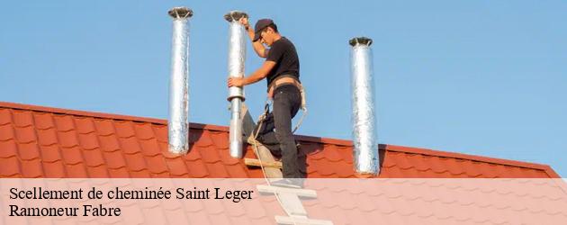 Scellement de pied de cheminée à Saint Leger: une étape obligatoire après la mise en place de la structure 